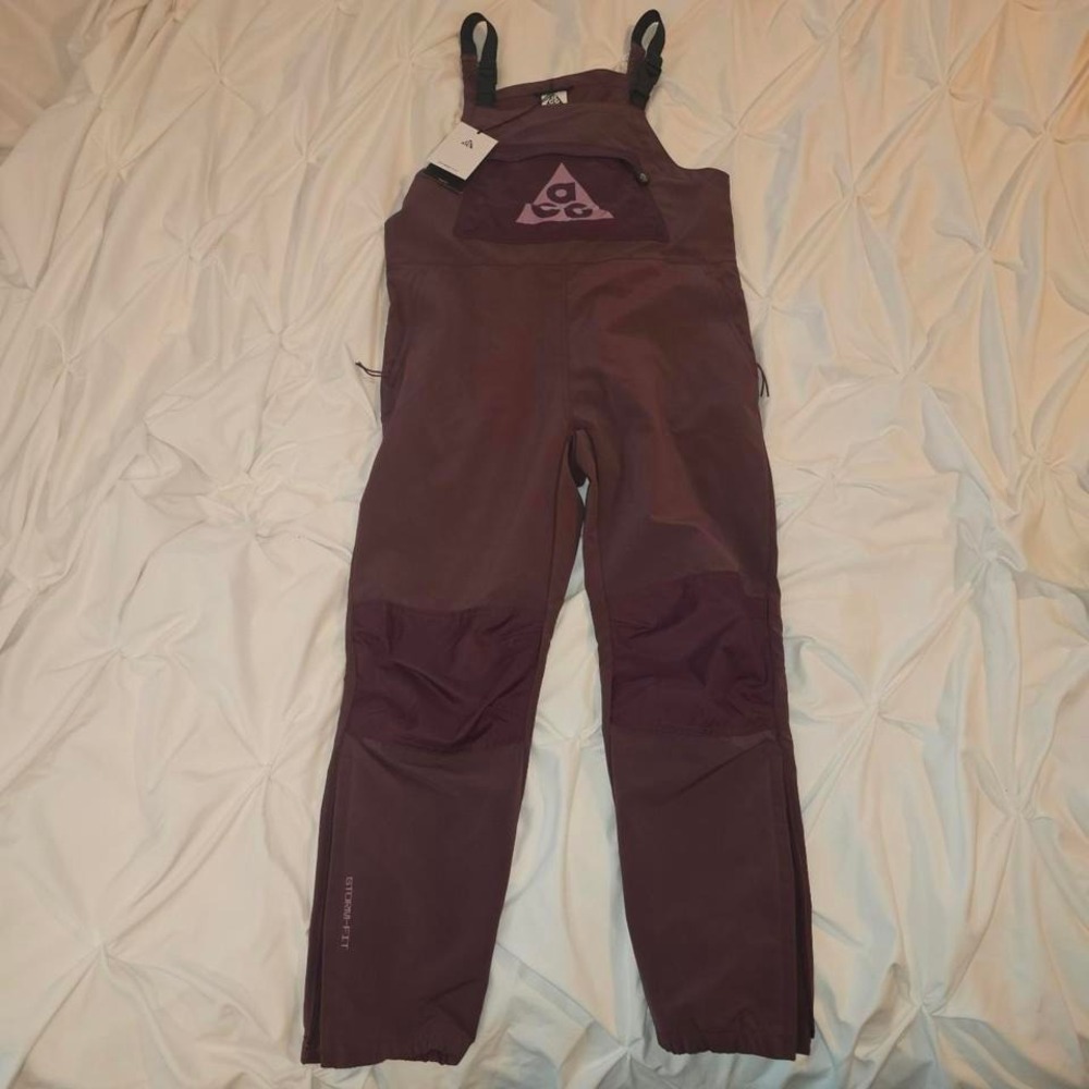 Nike ACG Overalls Kids‎ Medium Burgundy New